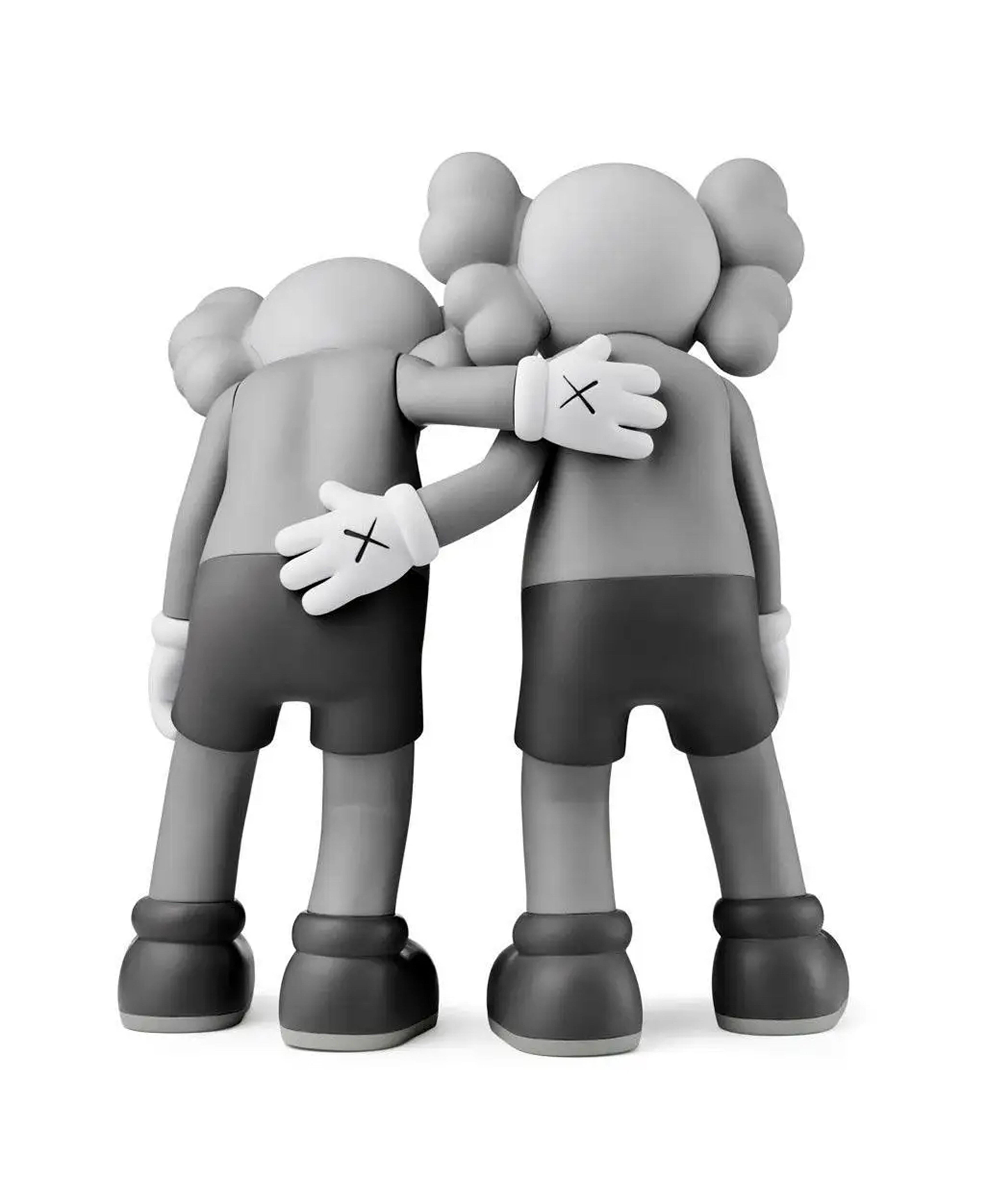 KAWS SMALL LIE Grey & KAWS Along The Way Grey (set of 2 works) For Sale 2