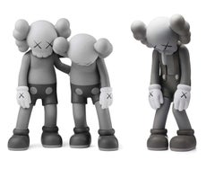 KAWS SMALL LIE Grey & KAWS Along The Way Grey (set of 2 works)