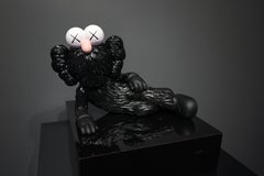 KAWS: Time Off Black Vinyl Figure, 2010+, Authentic Art Toy