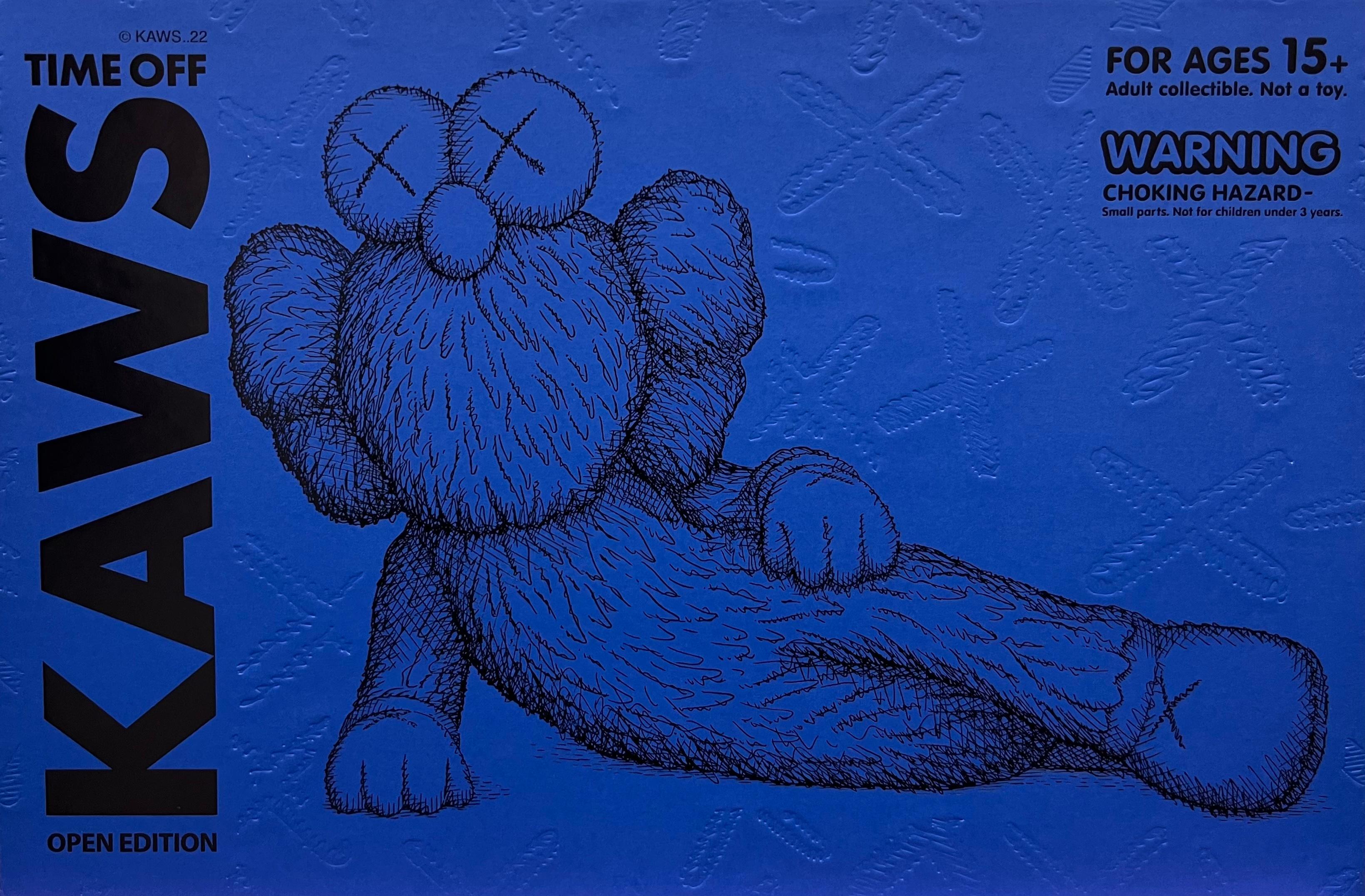 KAWS TIME OFF blu (compagno KAWS Time Off) in vendita 5