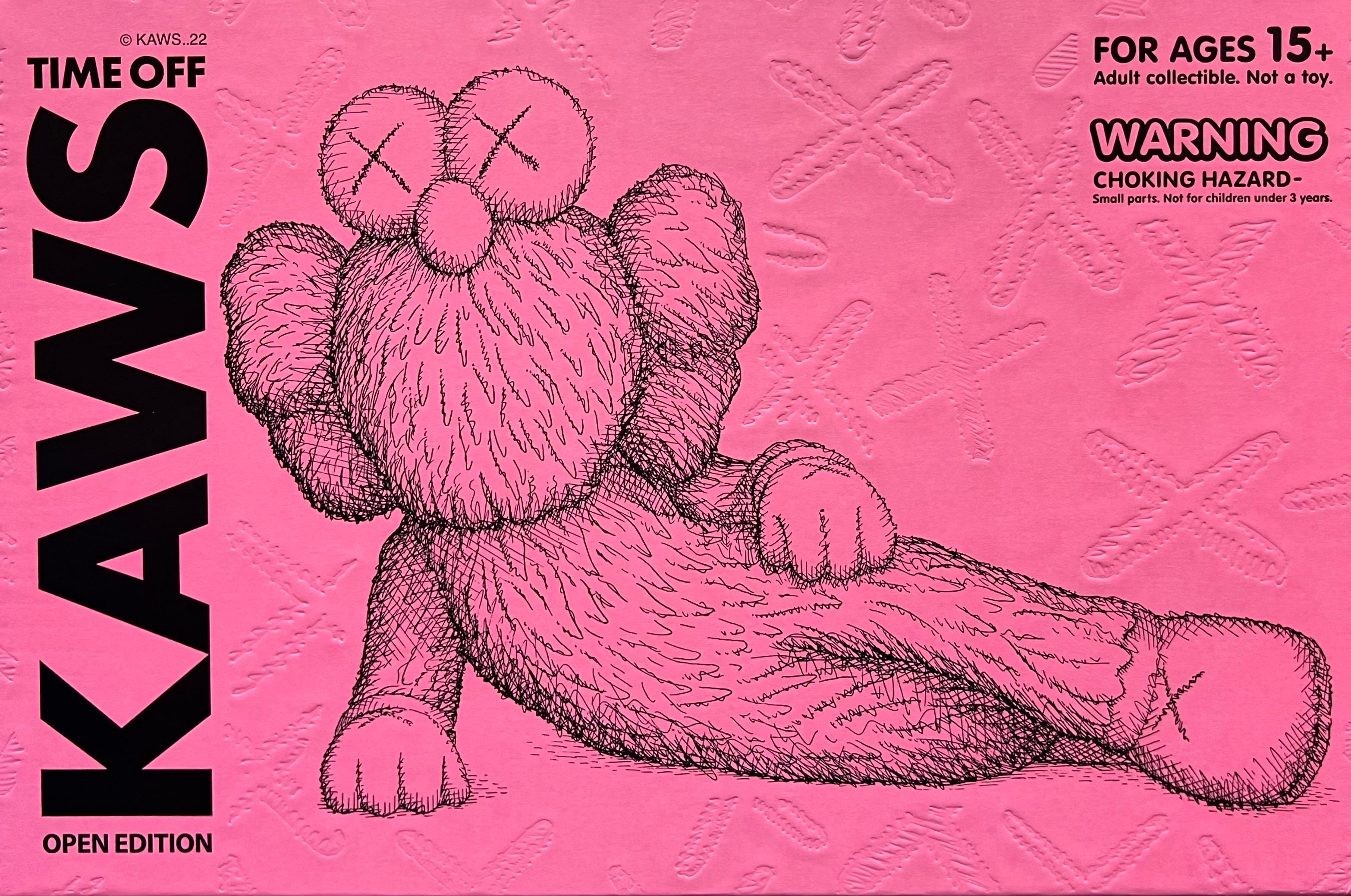 KAWS TIME OFF pink (KAWS Time Off companion) 2