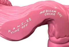 KAWS: Time Off Pink Vinyl Figure, 2010+, Authentic Art Toy
