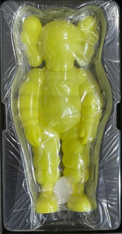 KAWS "What Party" Brooklyn Vinyl Figure Street Art Yellow 20th Anniversary