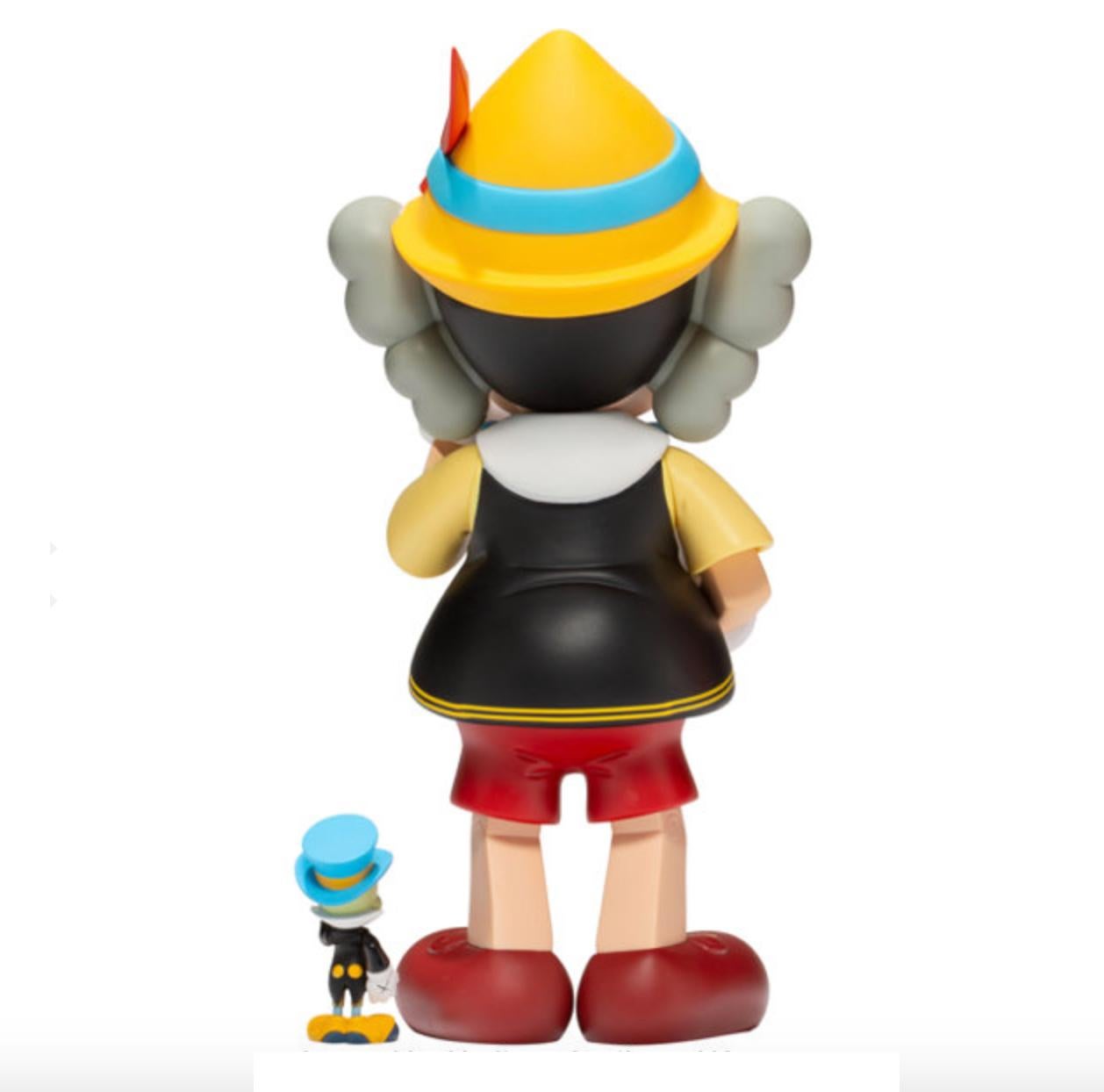 Details about   Medicom Toy �~ kaws �~ Disney Pinocchio And Jiminy Original Fake Figure Set 