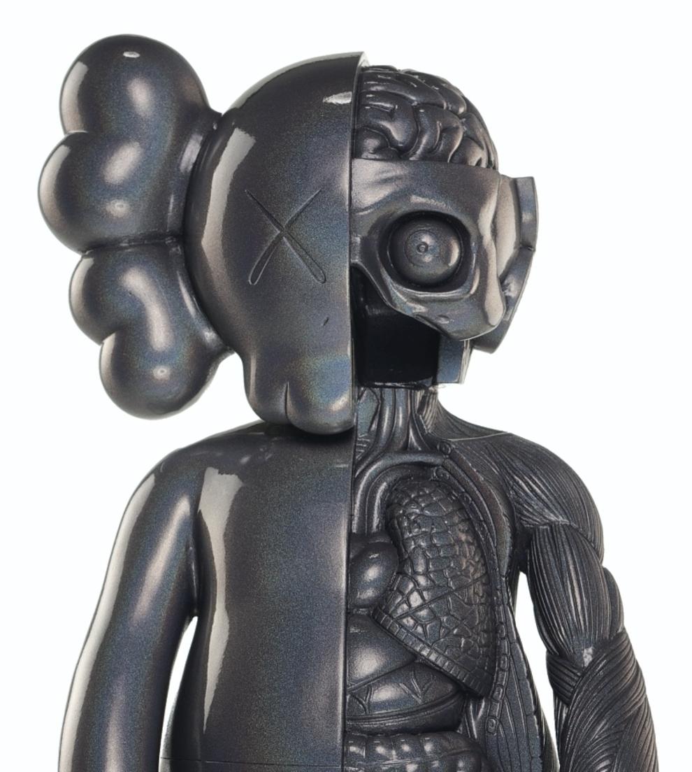 (ORIGINALFAKE) COMPANION - black - Contemporary Sculpture by KAWS