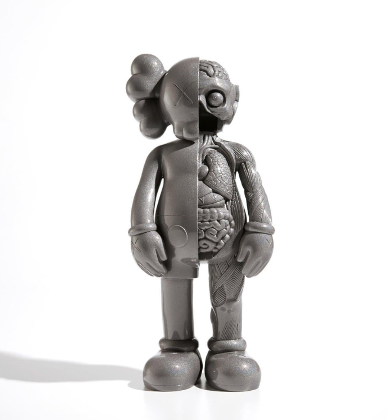 KAWS Figurative Sculpture - (ORIGINALFAKE) COMPANION - grey