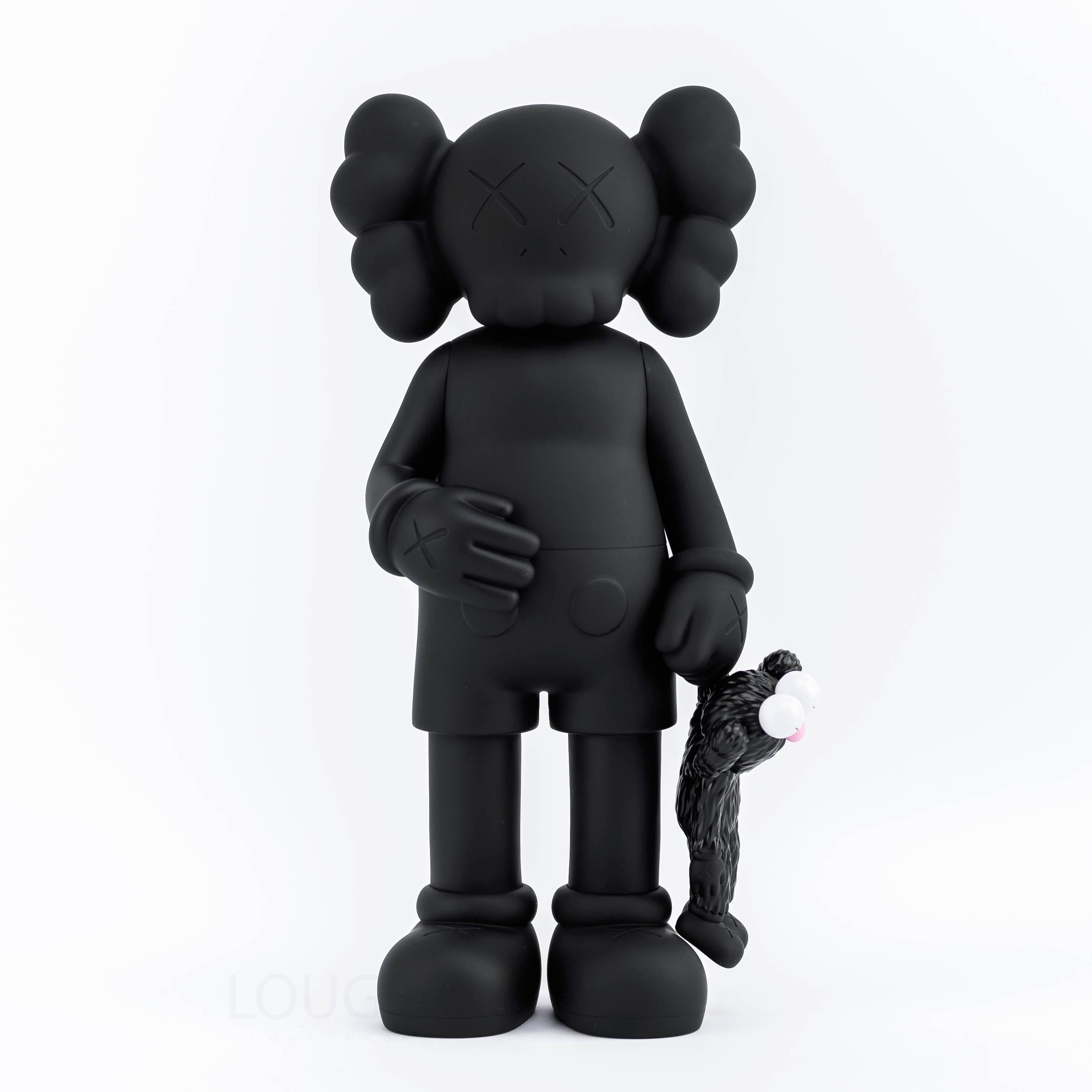 Share (Black) - Sculpture by KAWS