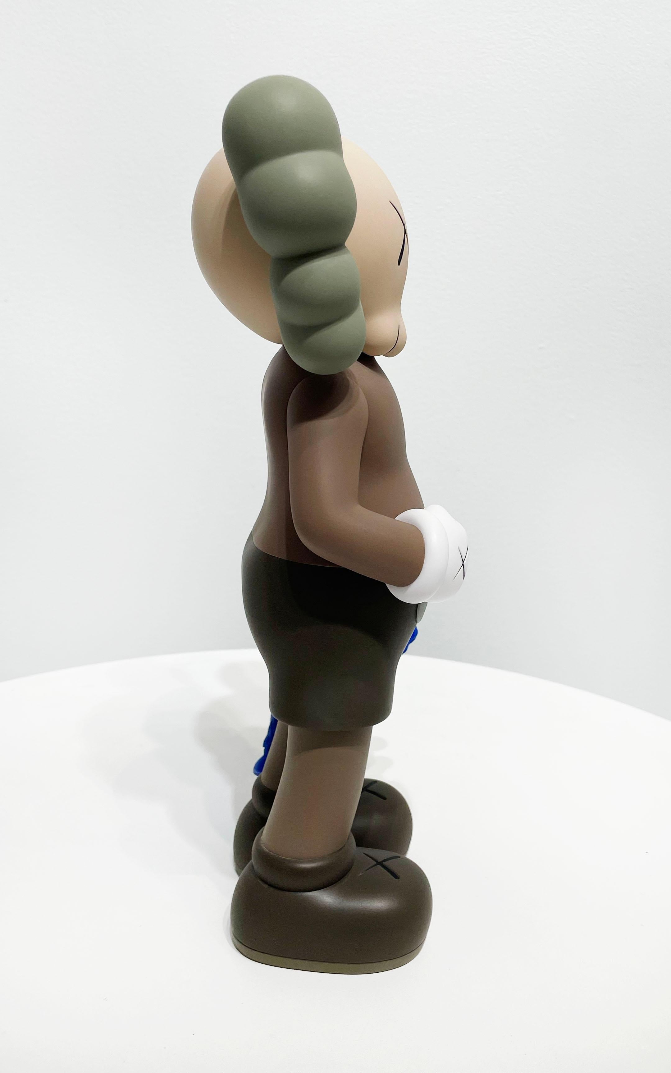 Artist:  KAWS, 
Title:  Share (Brown)
Series:  Toys
Date:  2020
Medium:  Sculpture
Unframed Dimensions:  12.4