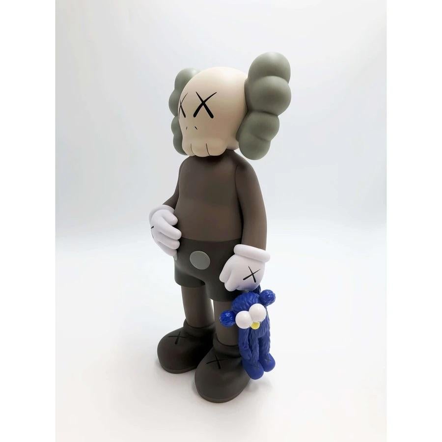 Share (Brown) - Contemporary Sculpture by KAWS