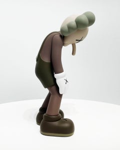 KAWS "Small Lie (Brown)" Toy Sculpture