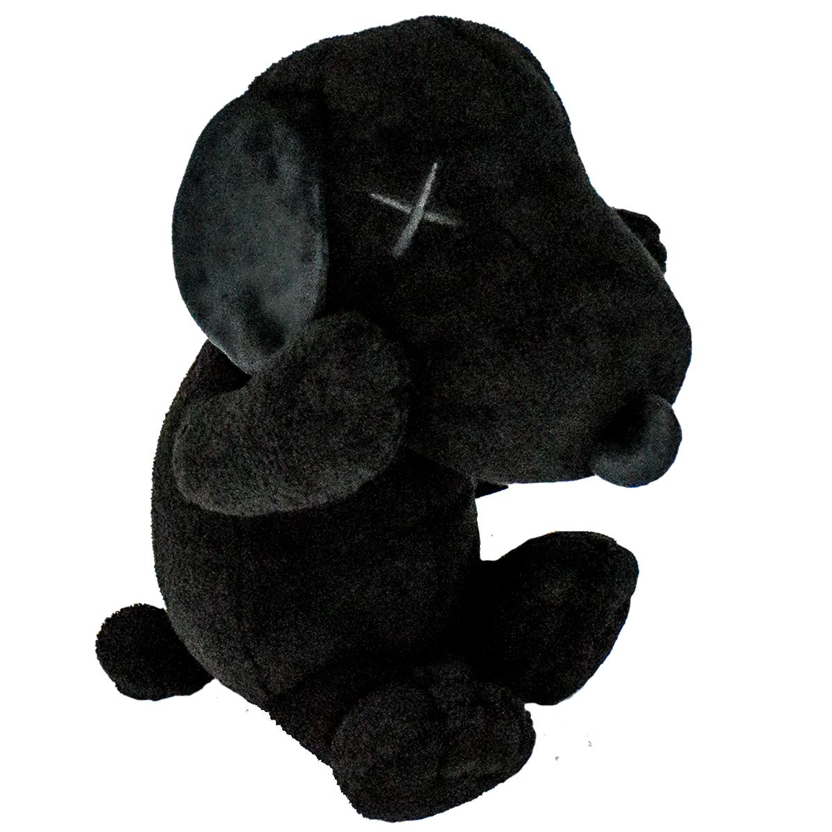 Peluche Snoopy (Negro Grande) - Art Contemporáneo de KAWS