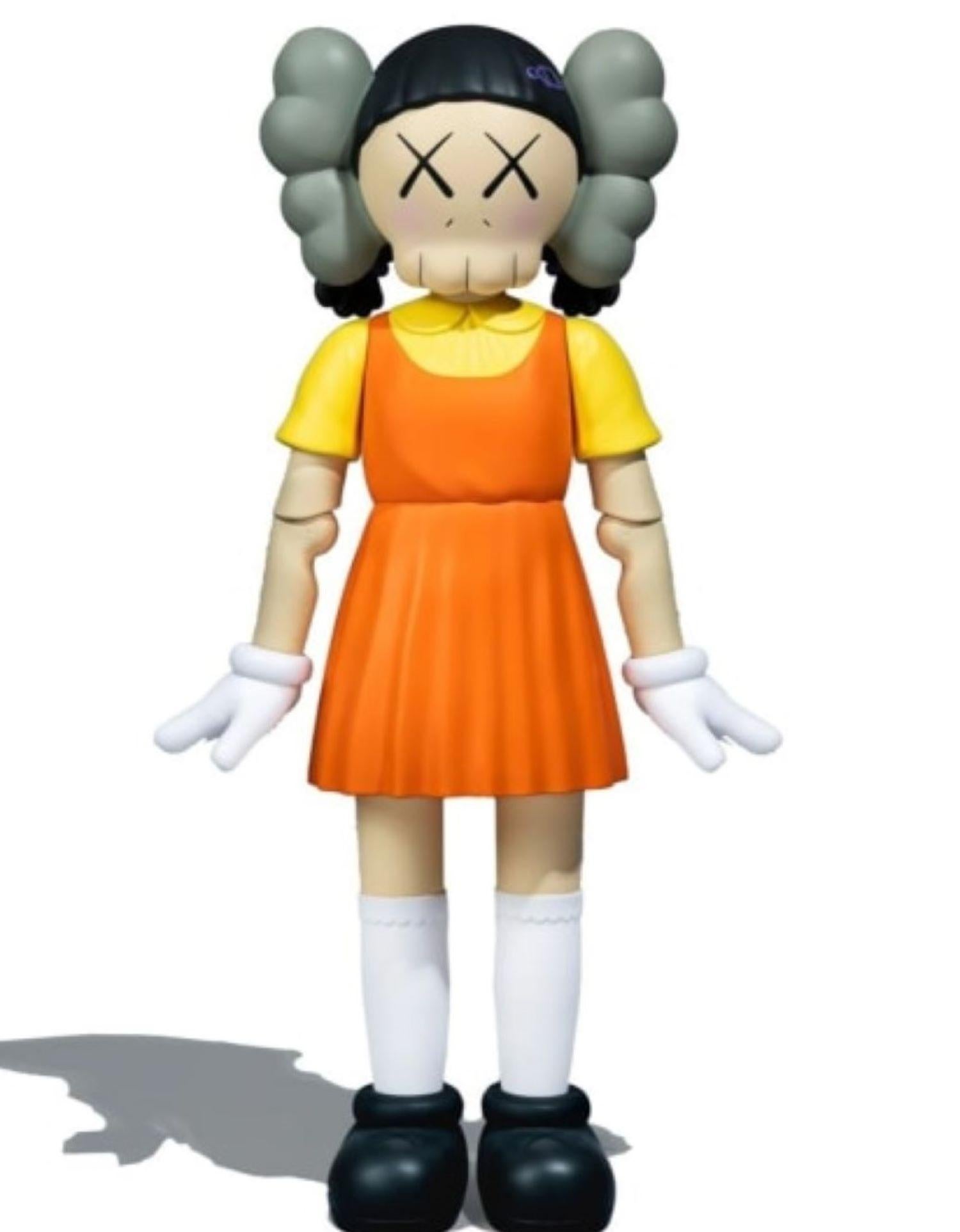 Squid Games: Young-hee (Coloured) By KAWS For Sale 1