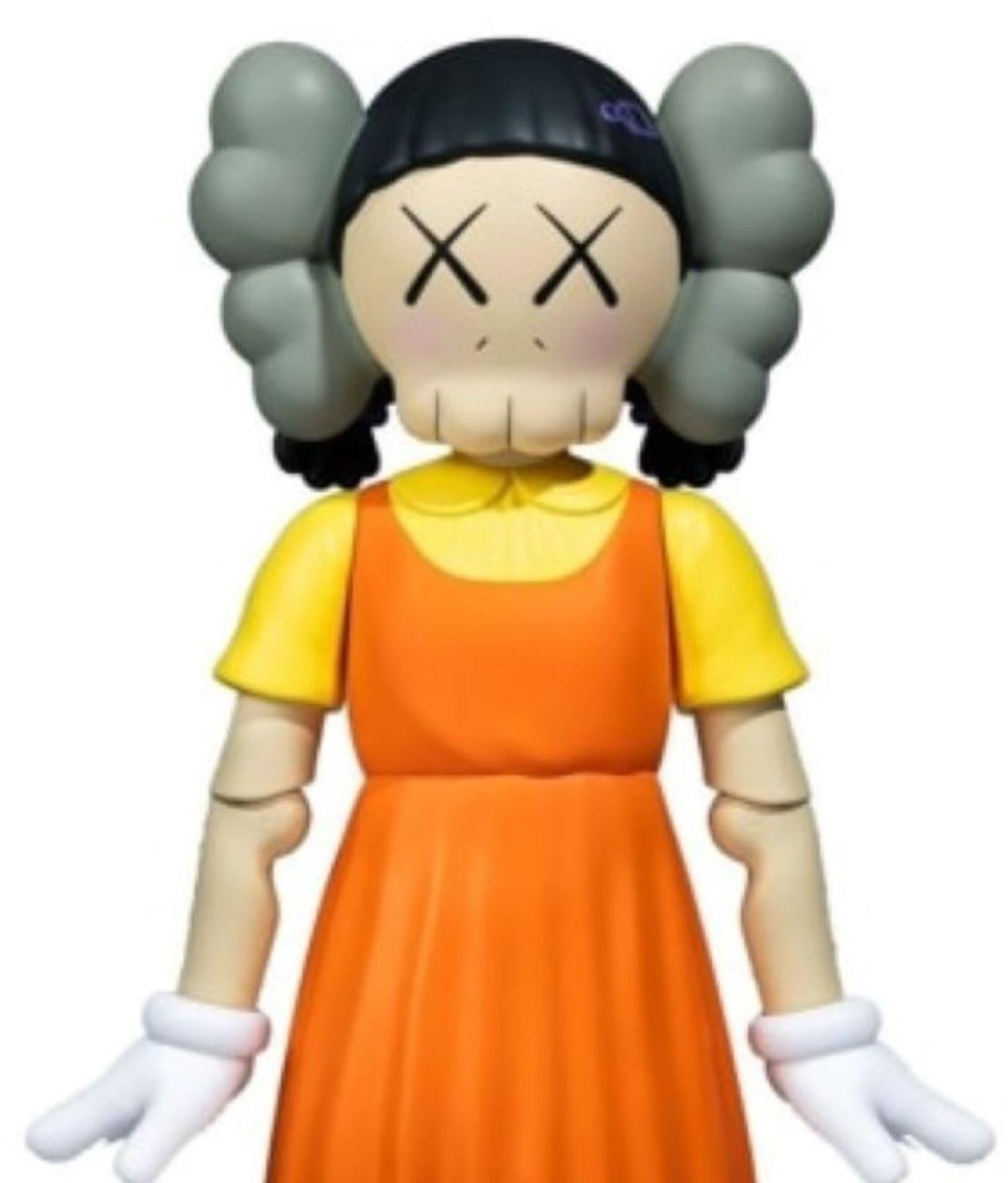 Squid Games: Young-hee (Coloured) By KAWS For Sale 2