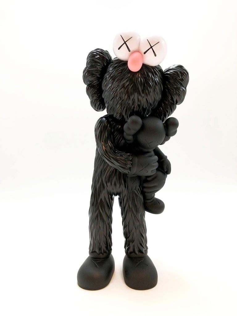KAWS Figurative Sculpture - Take (Black)