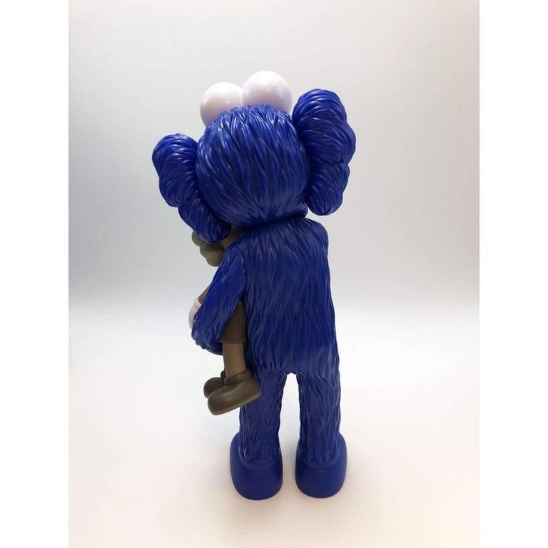 Take (Blue) - Contemporary Sculpture by KAWS
