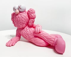 KAWS "Time Off (Pink)" Toy Sculpture