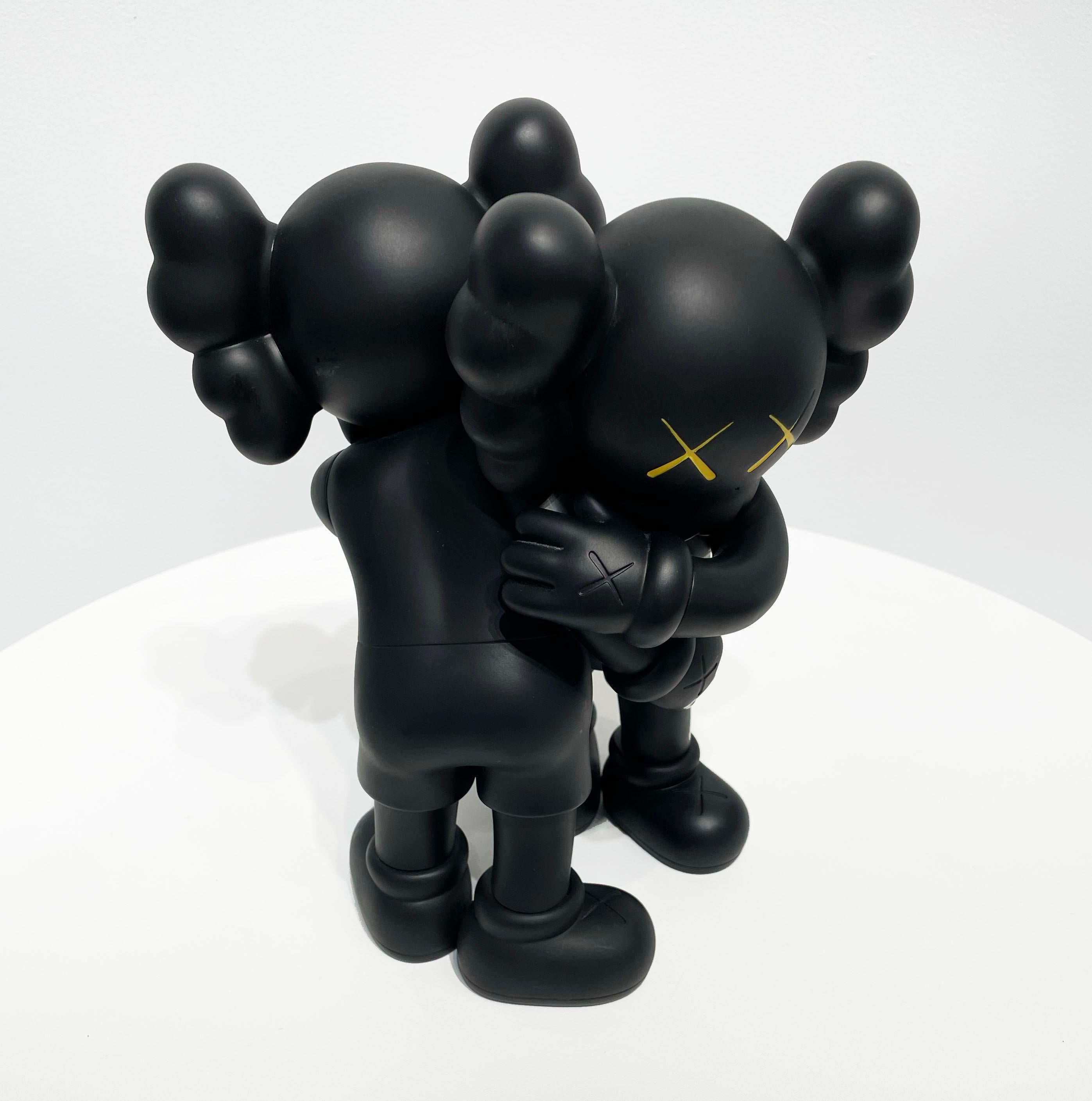 Together (Black) - Contemporary Sculpture by KAWS