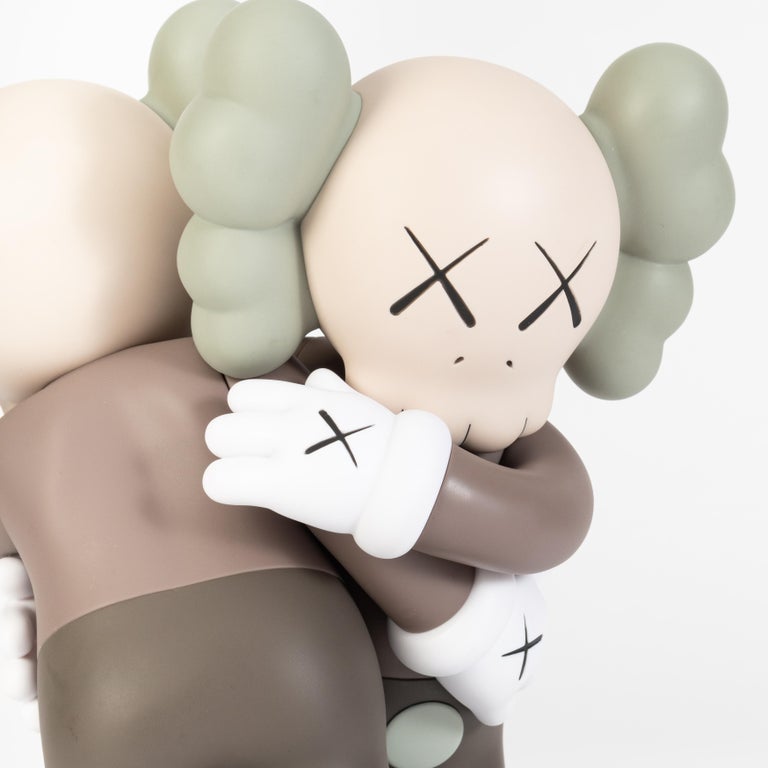 Together (Brown) - Contemporary Sculpture by KAWS