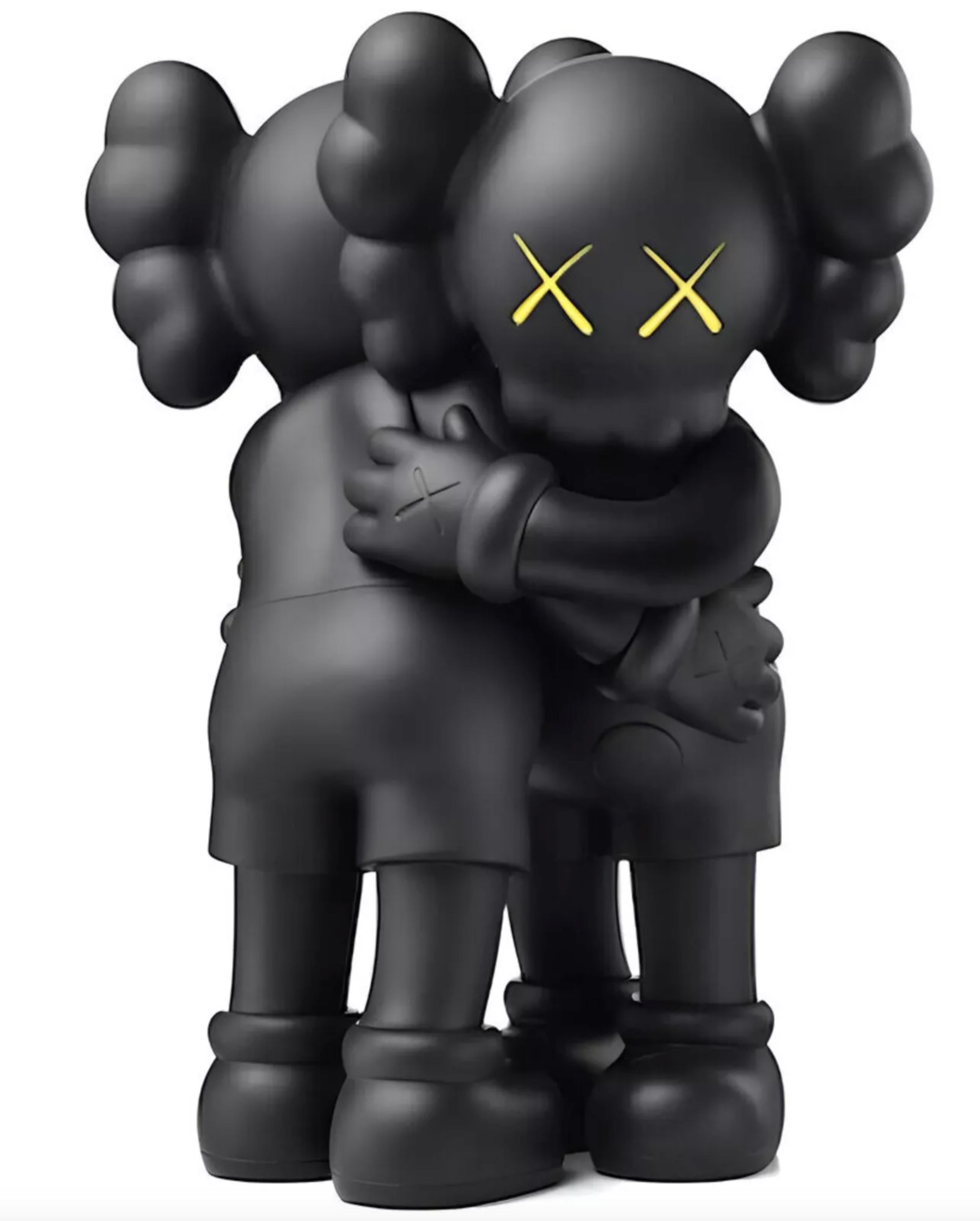 KAWS Figurative Sculpture - Together Companion (Black) New in original packaging with hologram resin & vinyl