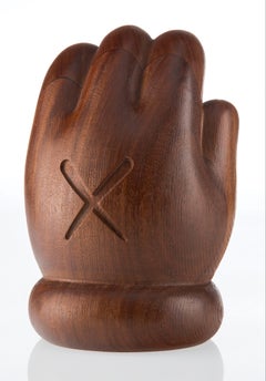 Wood Hand Sculpture by KAWS, Smooth Wood, Contemporary, 2010s