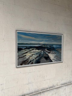 Kay Andersen Coastal Landscape Painting Vintage 1972