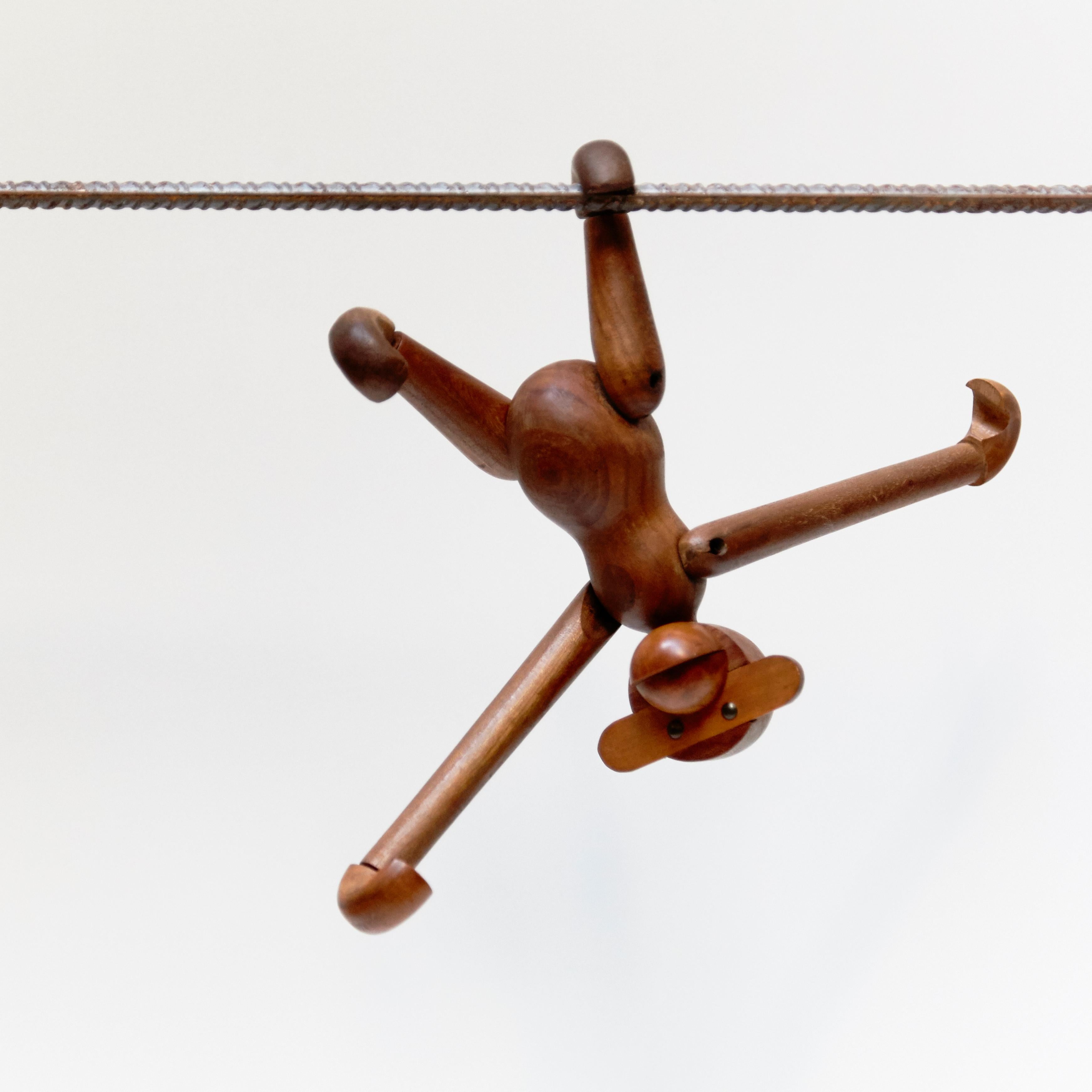 Kay Bojensen Denmark Early Edition Teak Wood Monkey, circa 1960 2