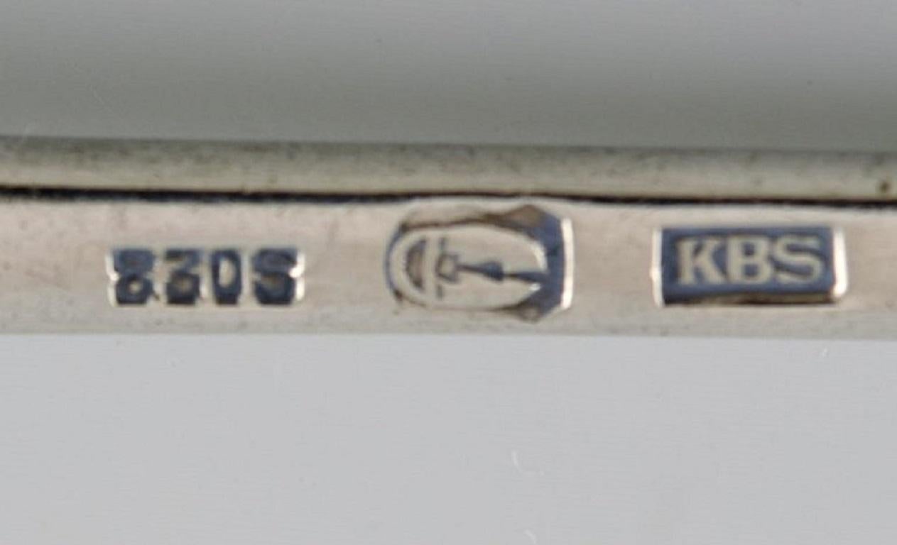 Kay Bojesen, Denmark, Cold Meat Fork in Silver, 1920s / 30s In Excellent Condition For Sale In Copenhagen, DK