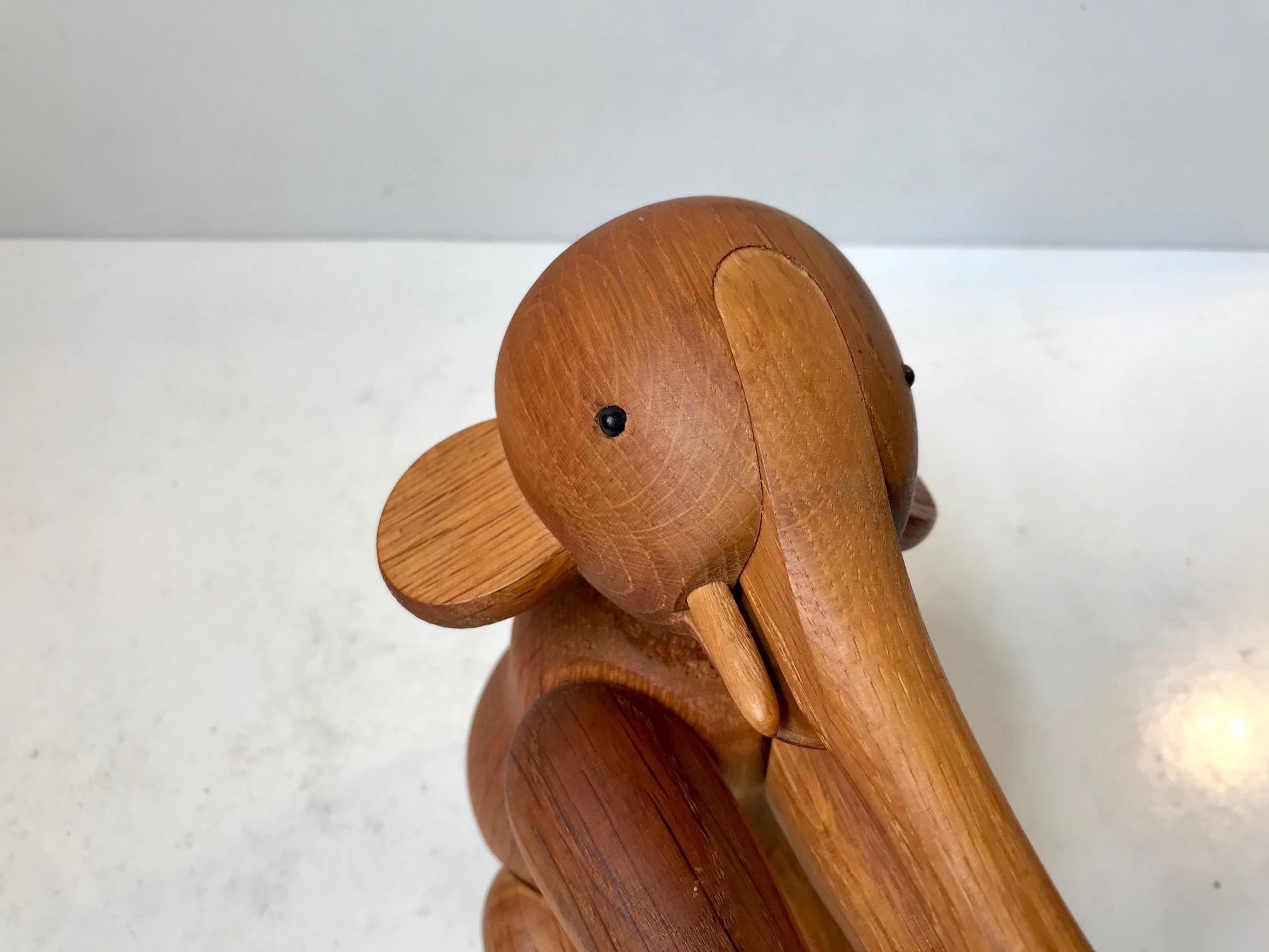 Kay Bojesen 1950s Oak Elephant For Sale 1