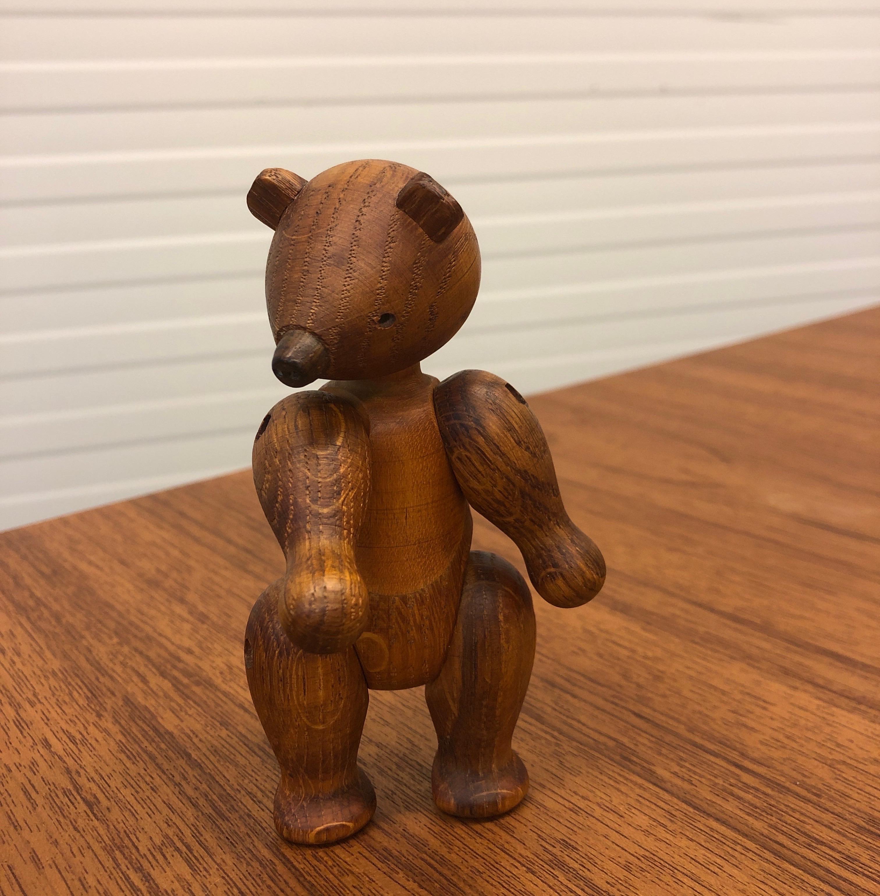 Original vintage genuine Kay Bojesen wooden articulated Bear toy. Designed and produced by Kay Bojesen, Denmark.

This beautiful toy is in wonderful condition, made from solid oak and maple.


