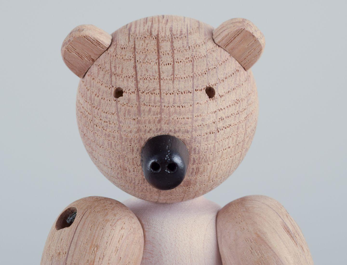 Scandinavo moderno Kaye Bojesen, designer danese. Orso in legno. 21° A.I.C. in vendita