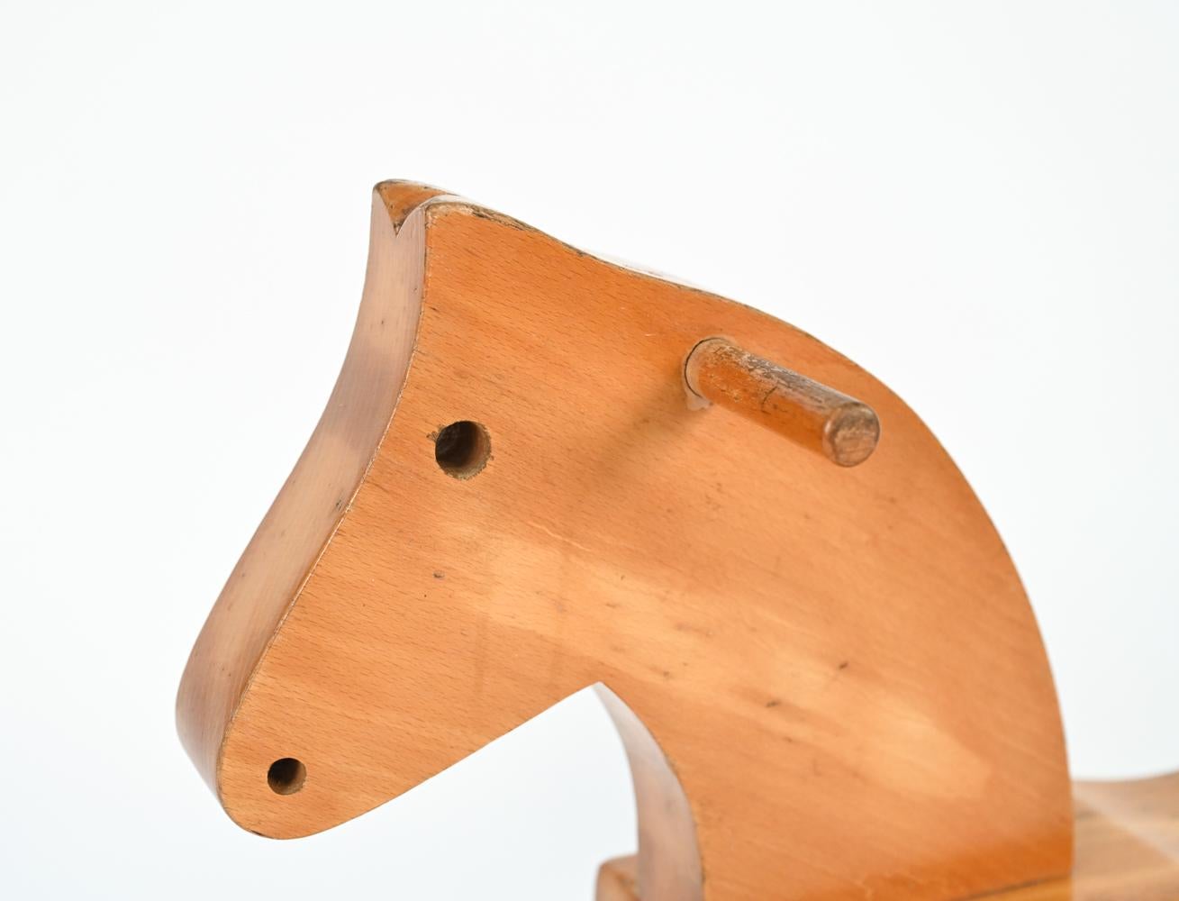 Mid-Century Modern Kay Bojesen Danish Mid-Century Beech Rocking Horse