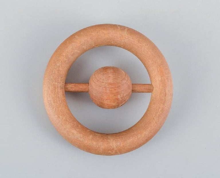 Kay Bojesen, Denmark, Baby Rattle in Beech, Late 20th Century For Sale ...