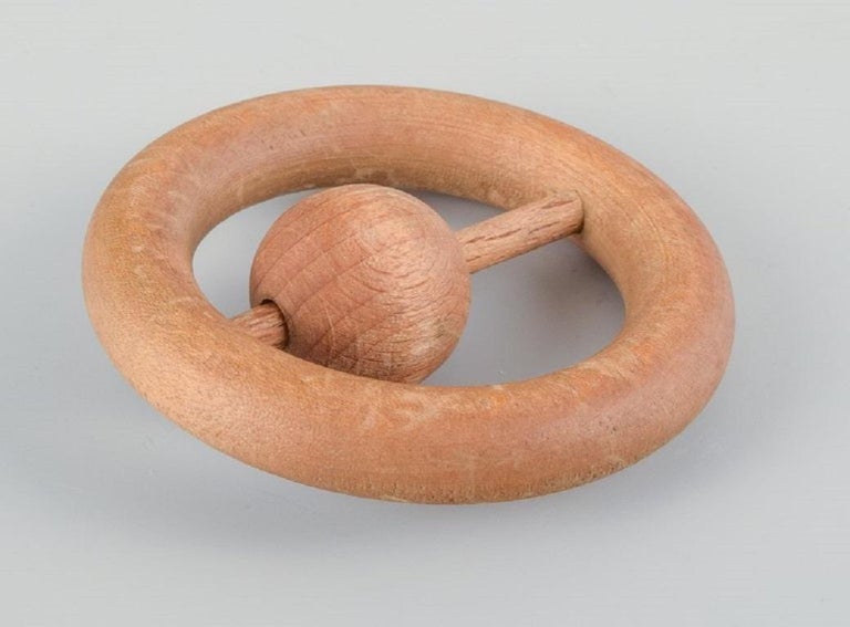 Kay Bojesen, Denmark, Baby Rattle in Beech, Late 20th Century For Sale ...