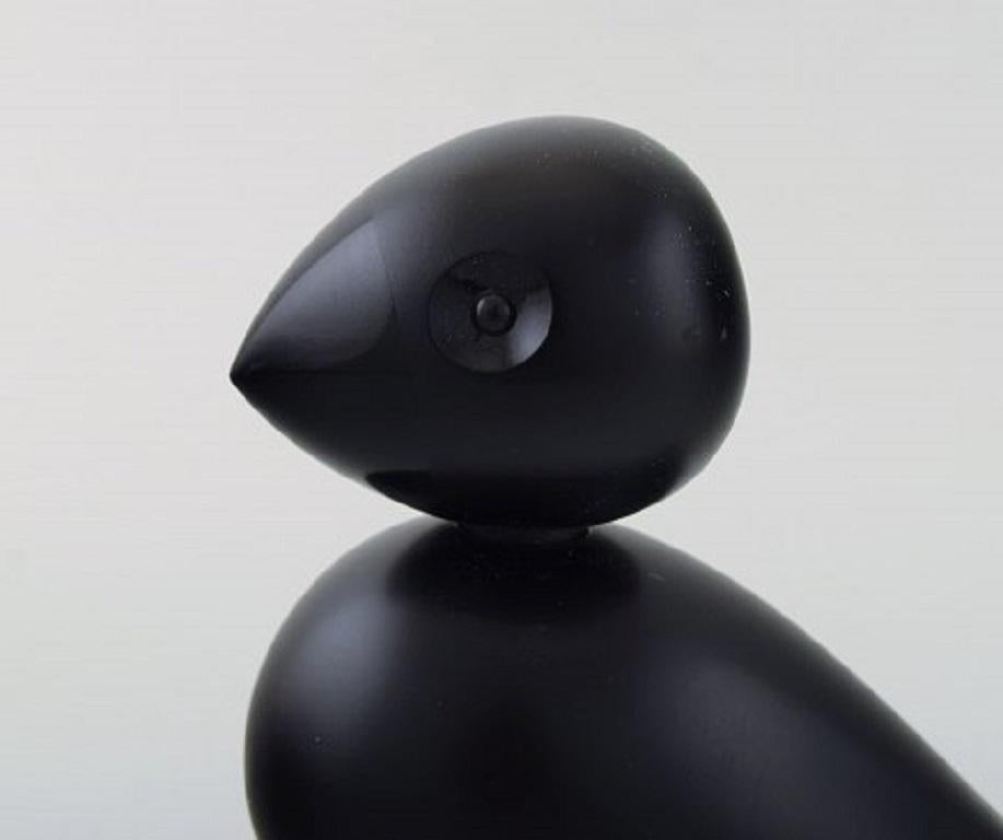 Scandinavian Modern Kay Bojesen, Denmark, Black Wooden Bird, Danish Design, 20th-21st Century For Sale