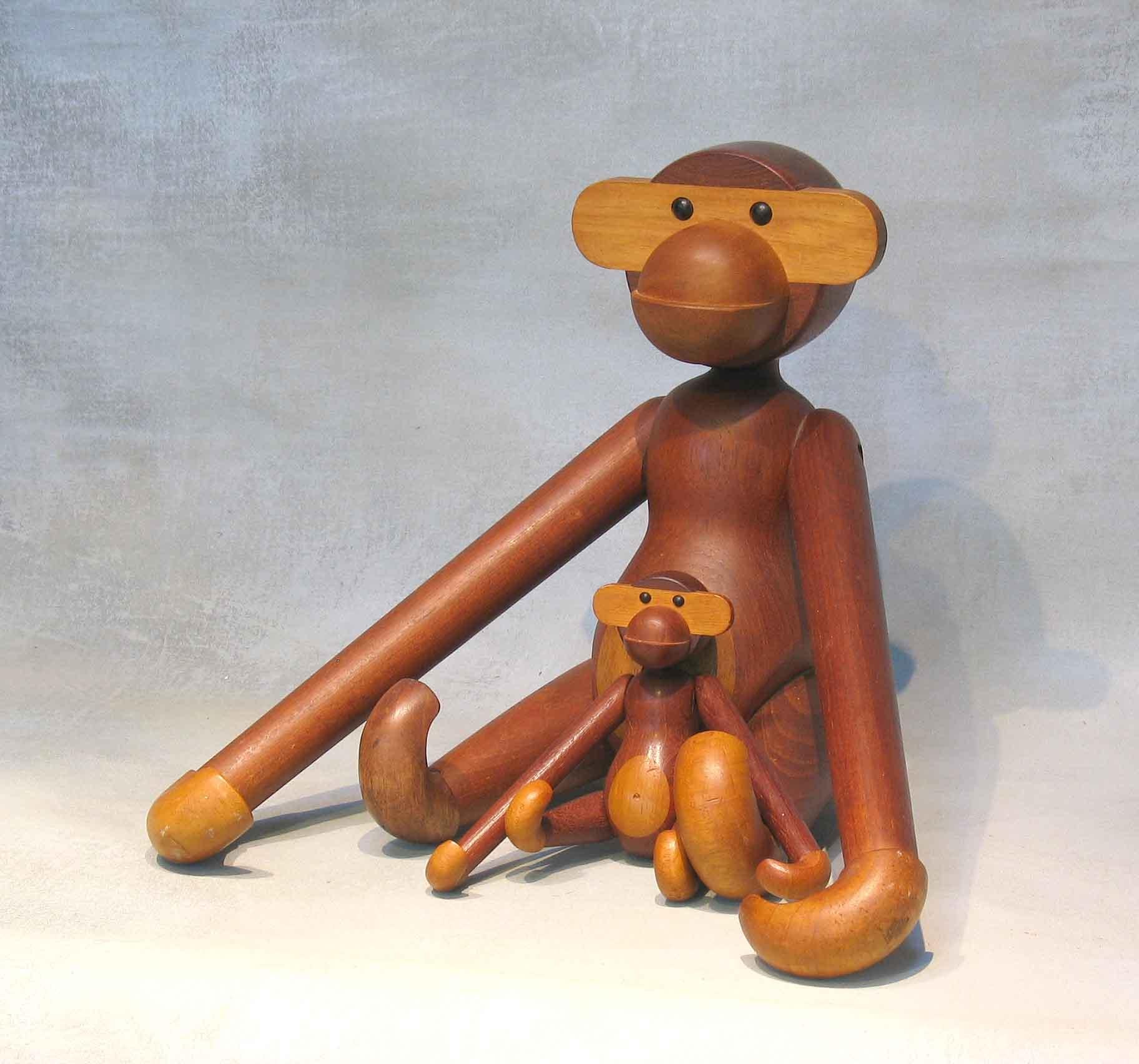 Kay Bojesen Denmark Signed Teak Monkey  For Sale 10