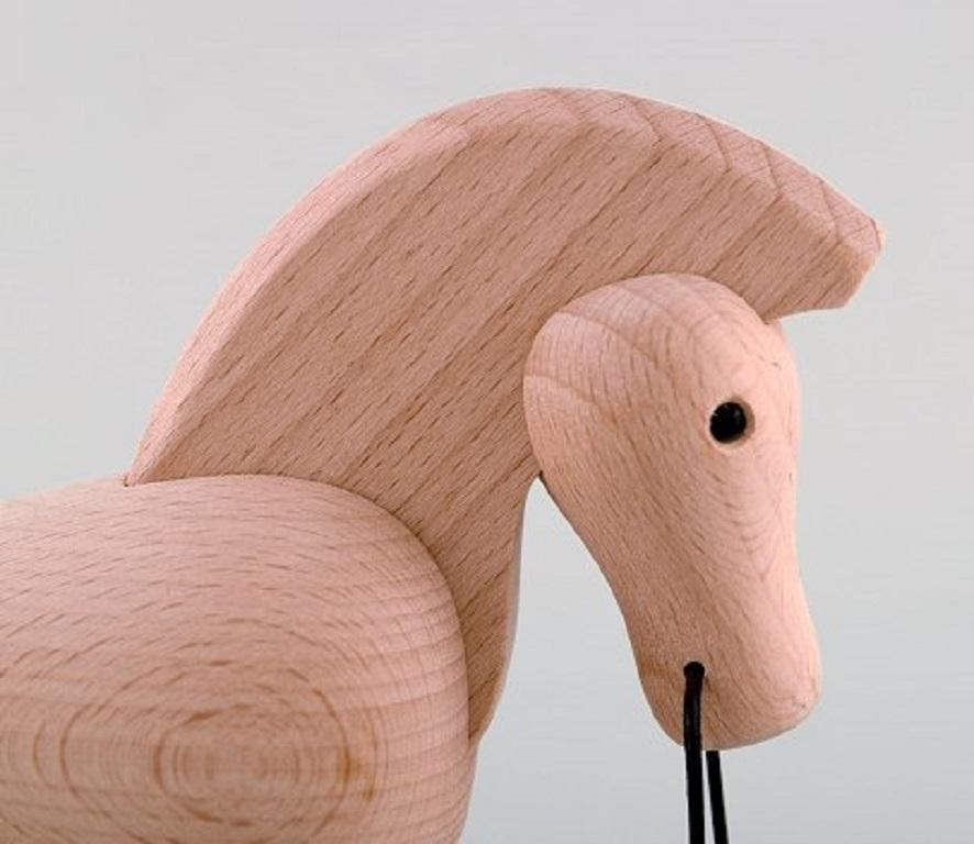 Scandinavian Modern Kay Bojesen, Denmark, Wooden Horse, Danish Design, 20th-21st Century For Sale