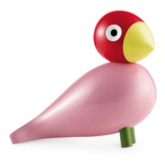Kay Bojesen Ernst Grey Songbird Sculpture - Scandinavian Modern Wood