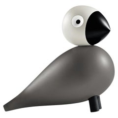 Kay Bojesen Ernst Grey Songbird Sculpture - Scandinavian Modern Wood
