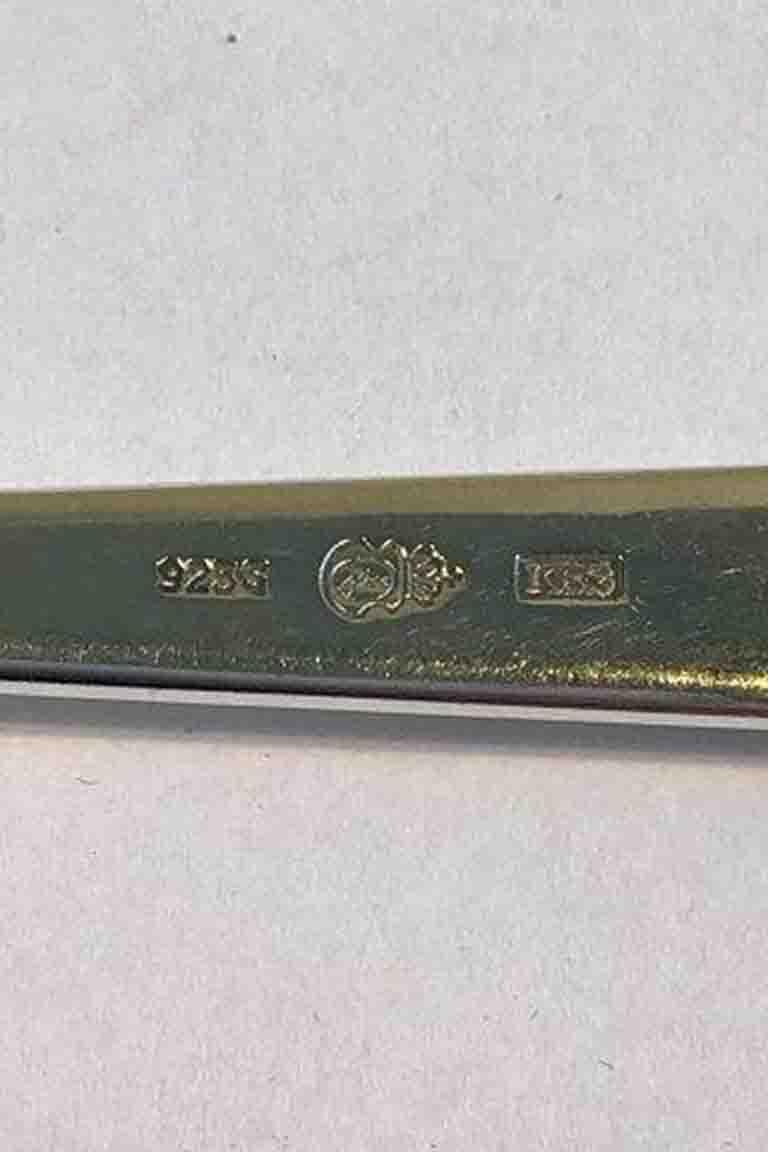 20th Century Kay Bojesen Grand Prix Sterling Silver Fishknife For Sale