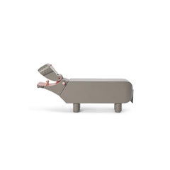 Kay Bojesen Grey Hippo Sculpture, Wood, Scandinavian Modern, 3.5\"