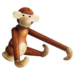 Kay Bojesen - Scimmia grande in teak e limba
