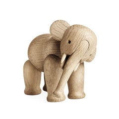 Mini elefante de roble de Kay Bojesen