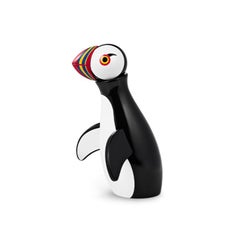 Kay Bojesen Puffin Sculpture, Wood, Scandinavian Modern, 7.7”