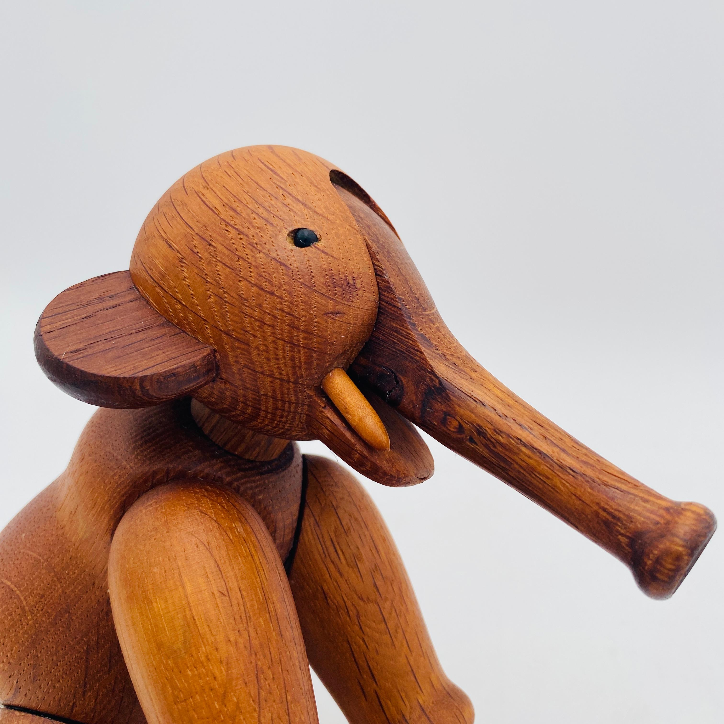 Elefante Oak Kay Bojesen Danimarca, anni '60 in vendita 5
