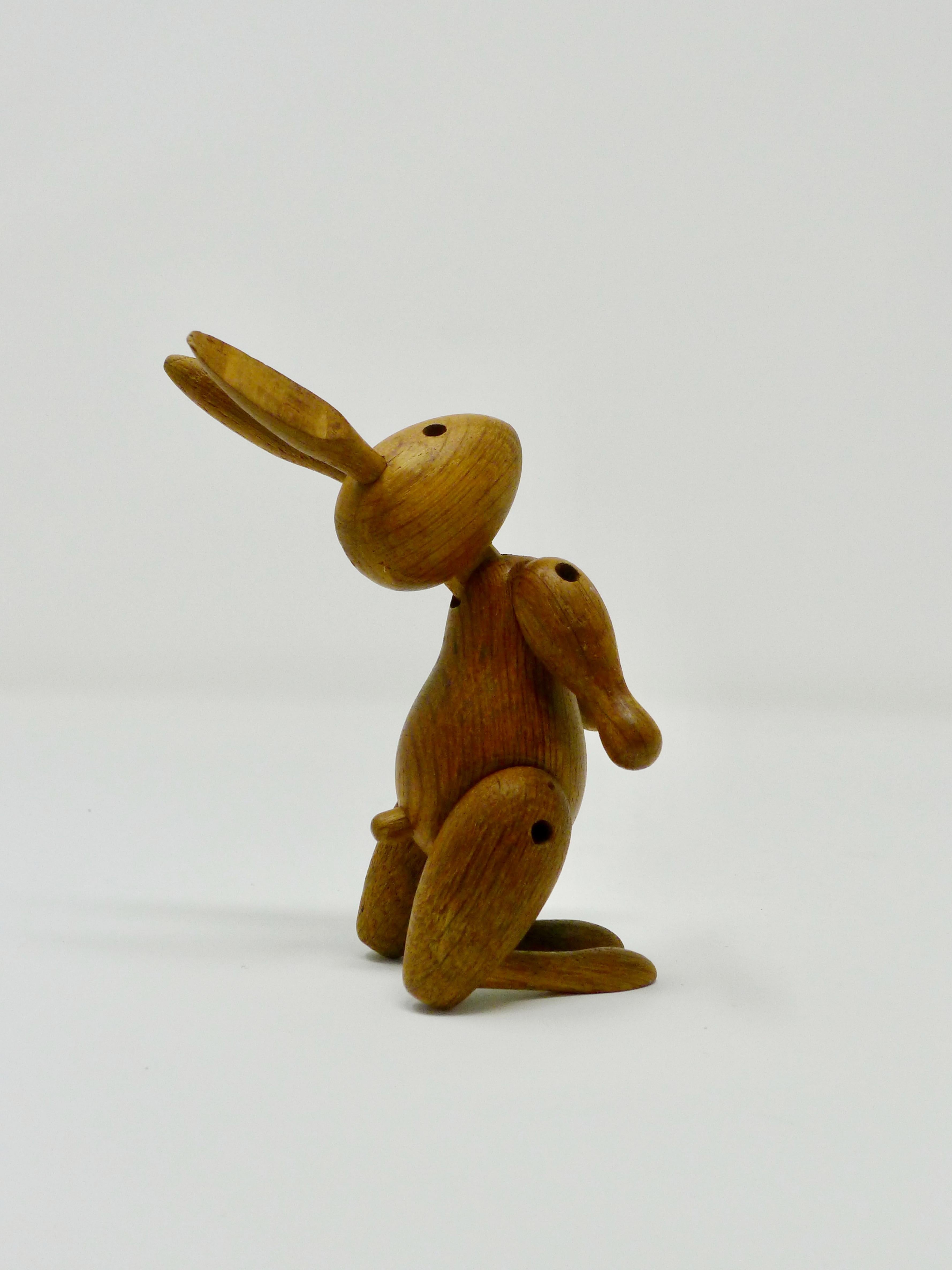 Kay Bojesen, Original Vintage Kleiner Vintage-Kaninchen, entworfen 1957, signiert 4