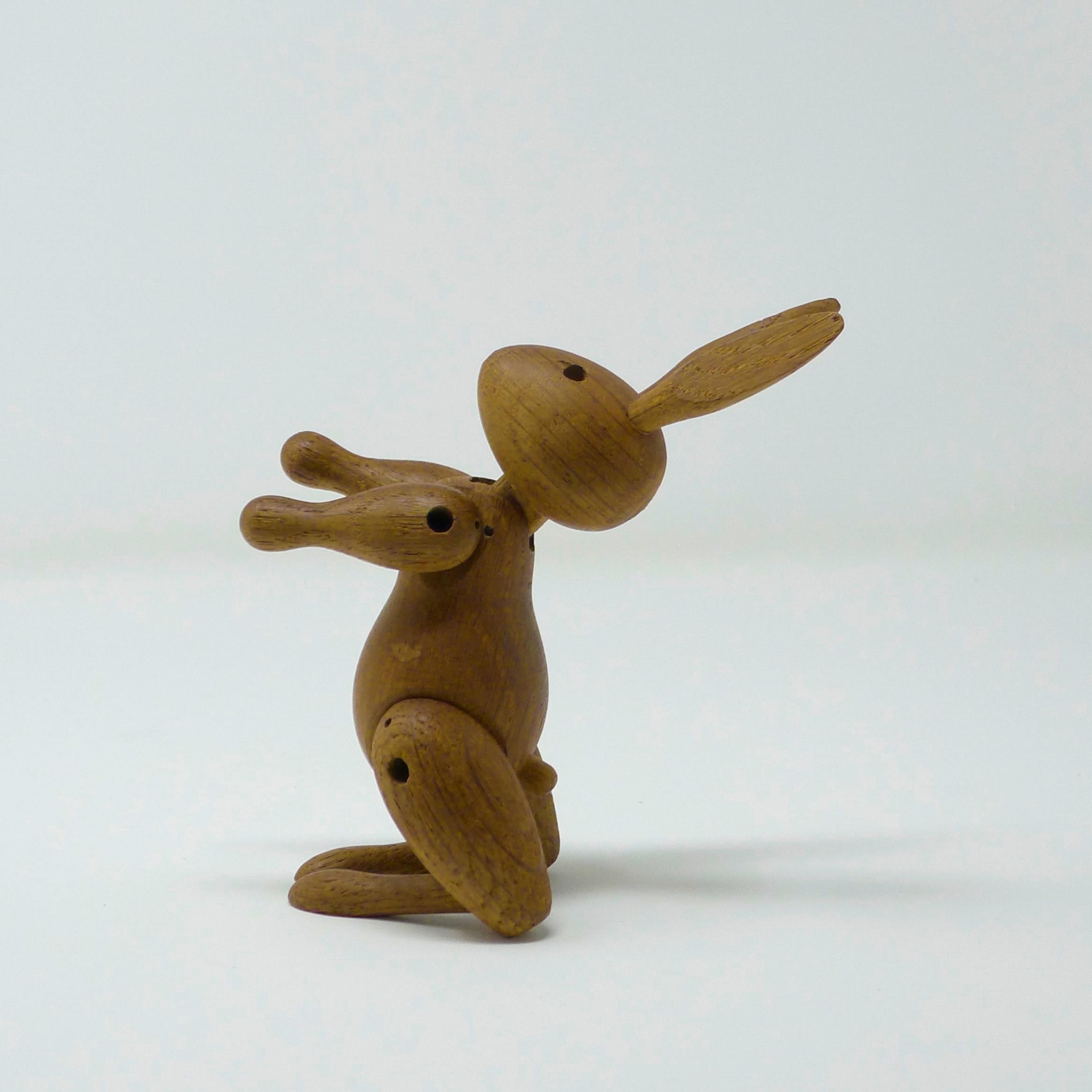 Kay Bojesen, Original Vintage Kleiner Vintage-Kaninchen, entworfen 1957, signiert (Dänisch)