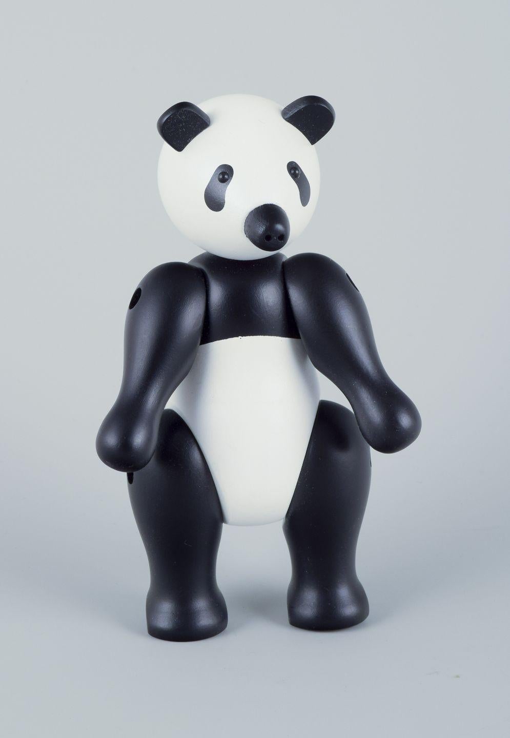 Pre-owned goods are exempt from import duties for U.S. customers. 
Therefore, no import tariffs will be applicable to your purchase.

Kay Bojesen, Danish designer.
Panda made of beech wood. Hand-painted.
In collaboration with WWF (World Wide Fund