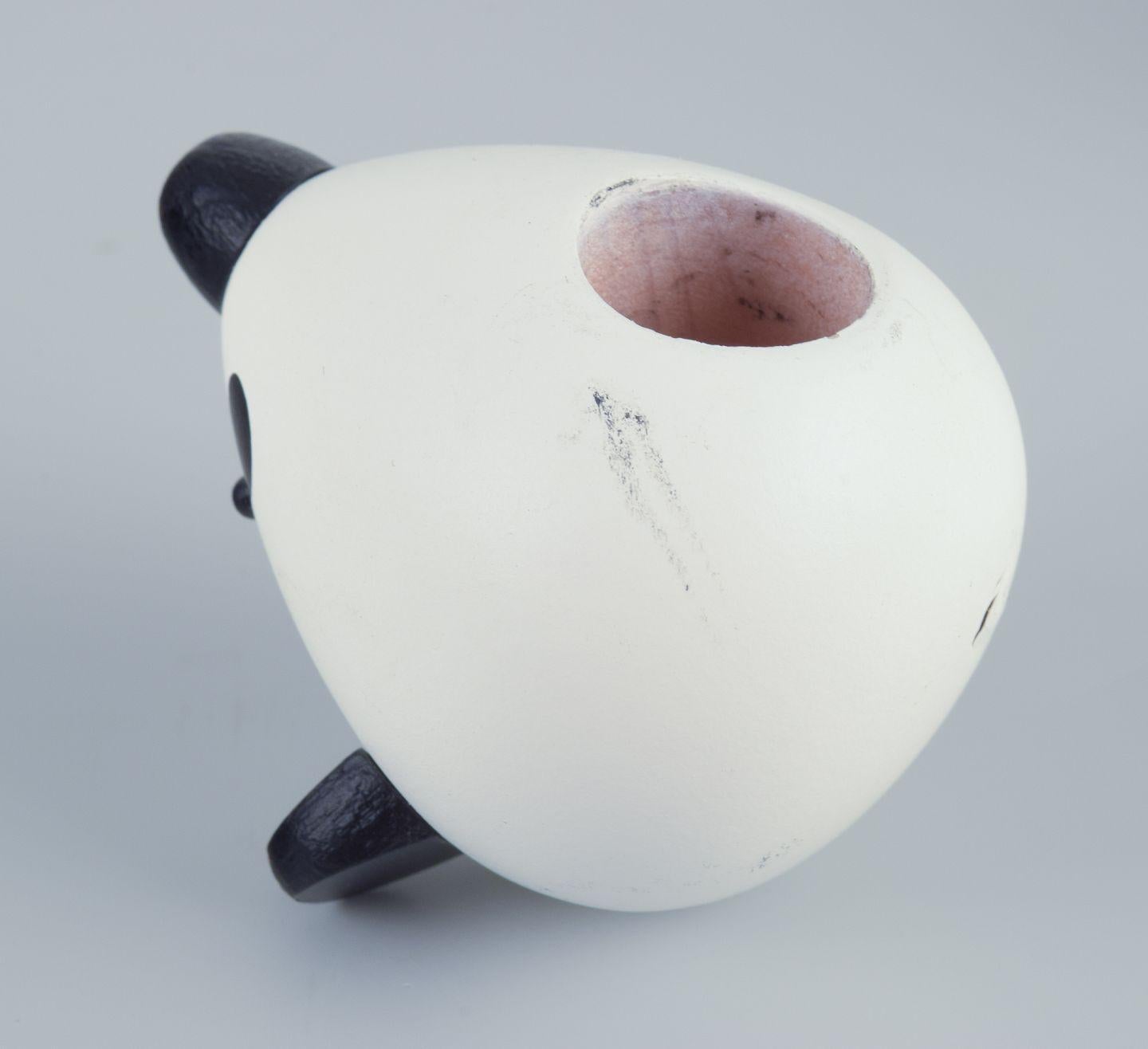 Kay Bojesen. Panda made of beech wood. In collaboration with WWF In Excellent Condition For Sale In Copenhagen, DK