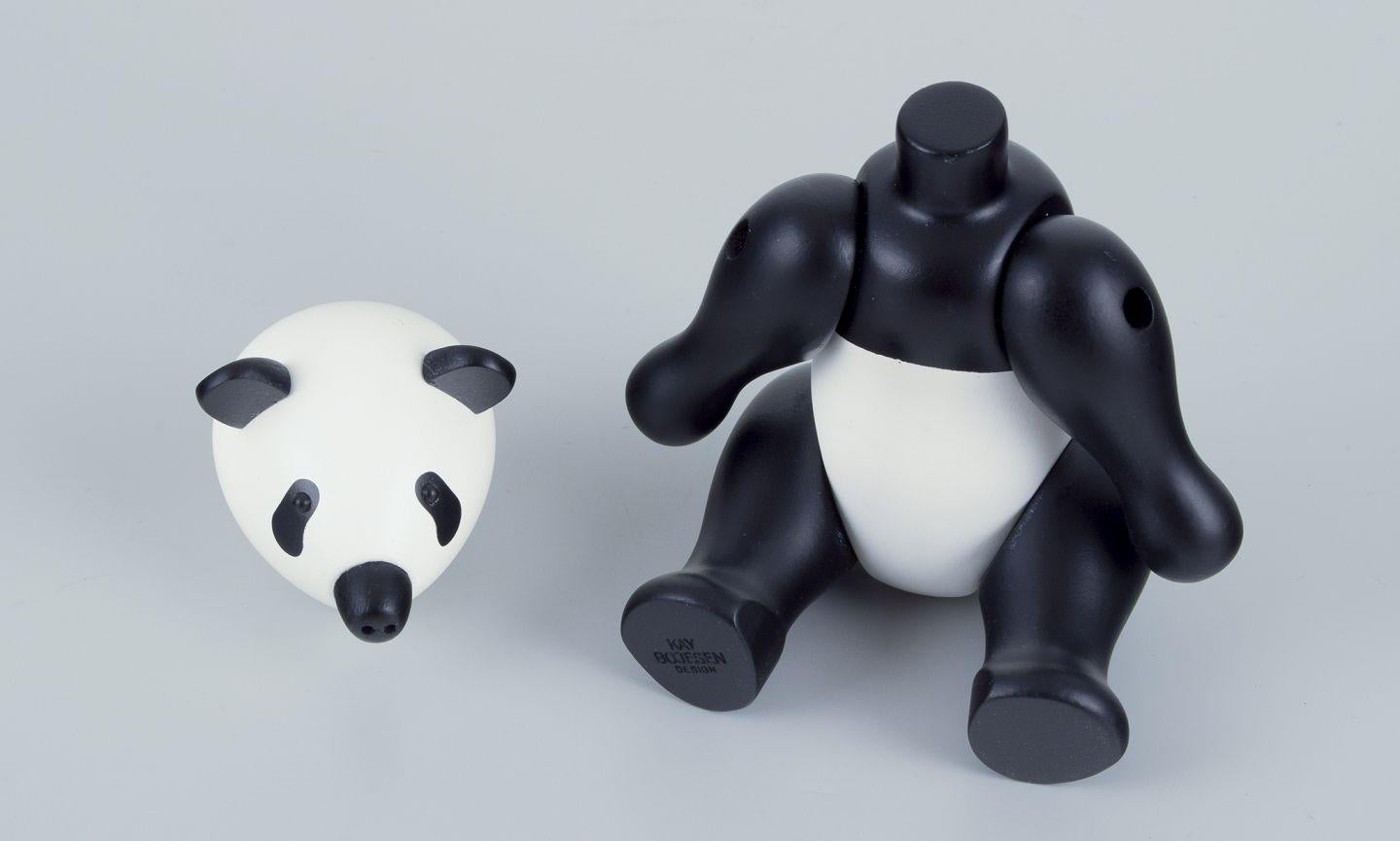 Wood Kay Bojesen. Panda made of beech wood. In collaboration with WWF For Sale