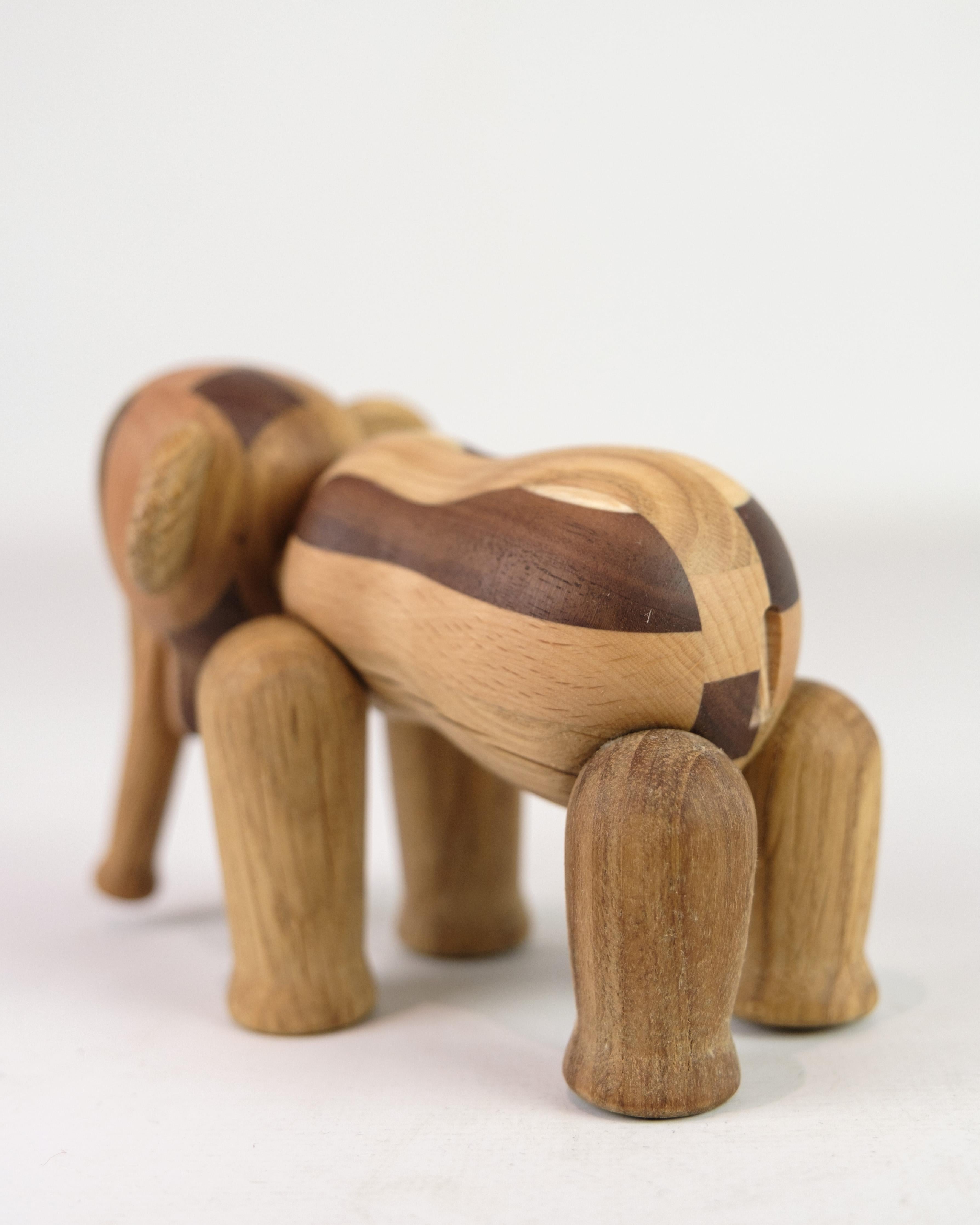 Kay Bojesen ha rielaborato un mini elefante in diversi tipi di Wood 70° Anniversario In condizioni ottime in vendita a Lejre, DK